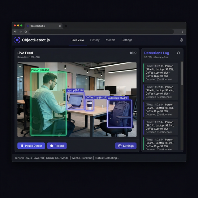 Real-Time Object Detection Showcase